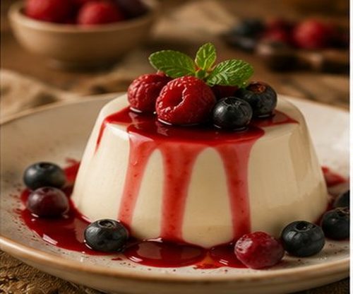 Panna cotta senza zucchero