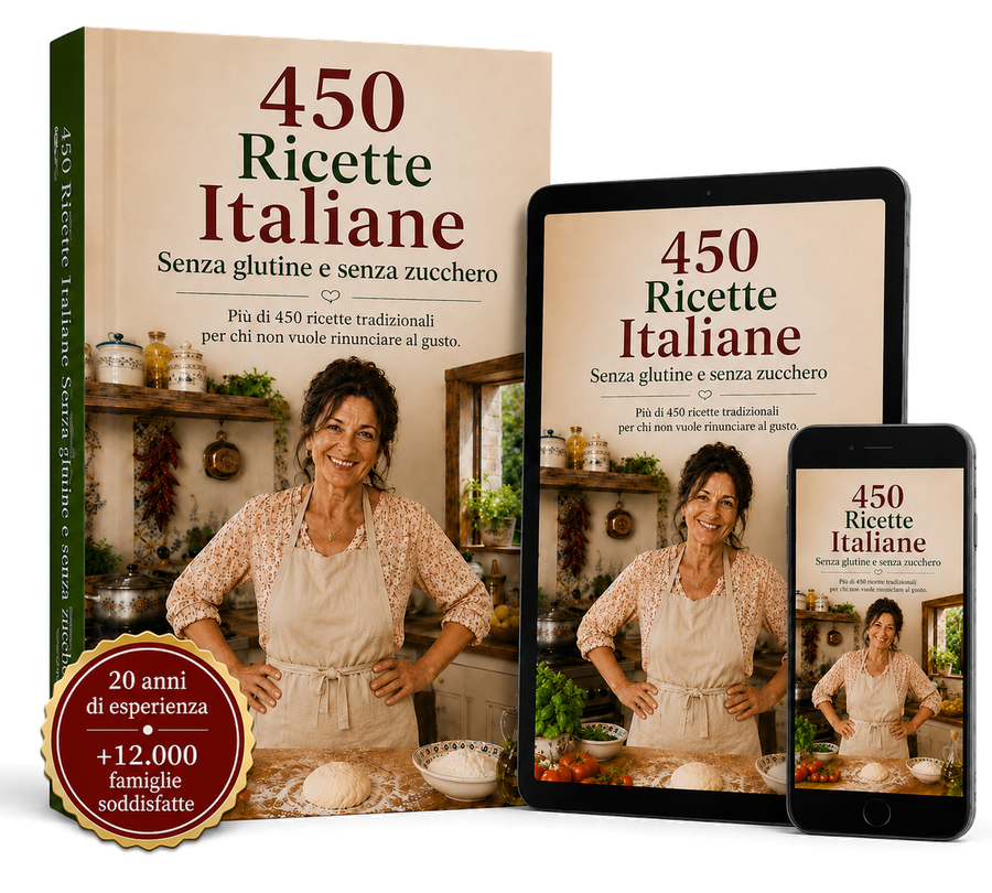 450 Ricette Italiane - Senza glutine e senza zucchero